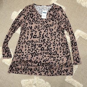 Animal print top